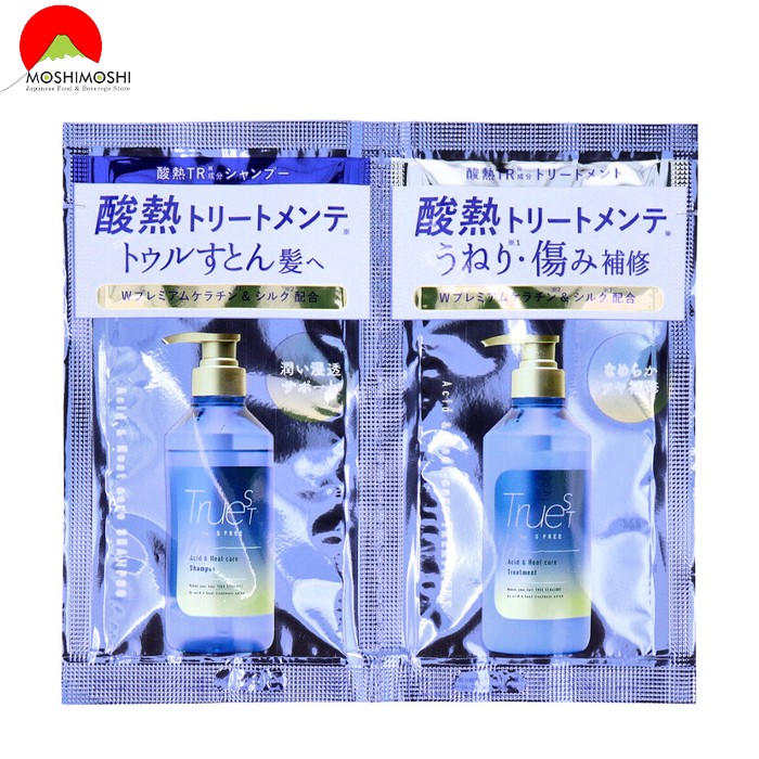 Gói dùng thử dầu gội và dầu xả chăm sóc tóc nhiệt Truest By S Free