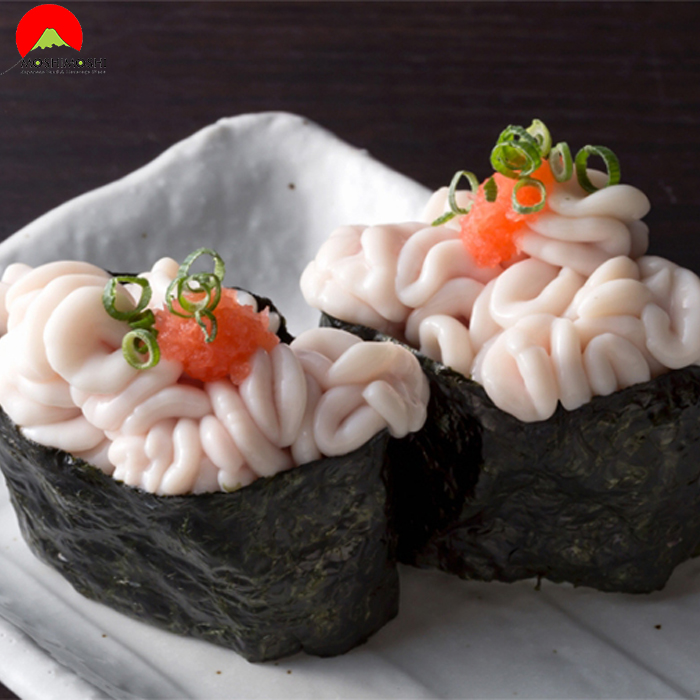 Tinh hoàn cá tuyết ssushi và sashimi