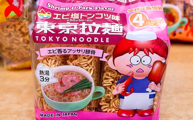 Giới thiệu mì Tokyo noodle vị tôm và thịt heo