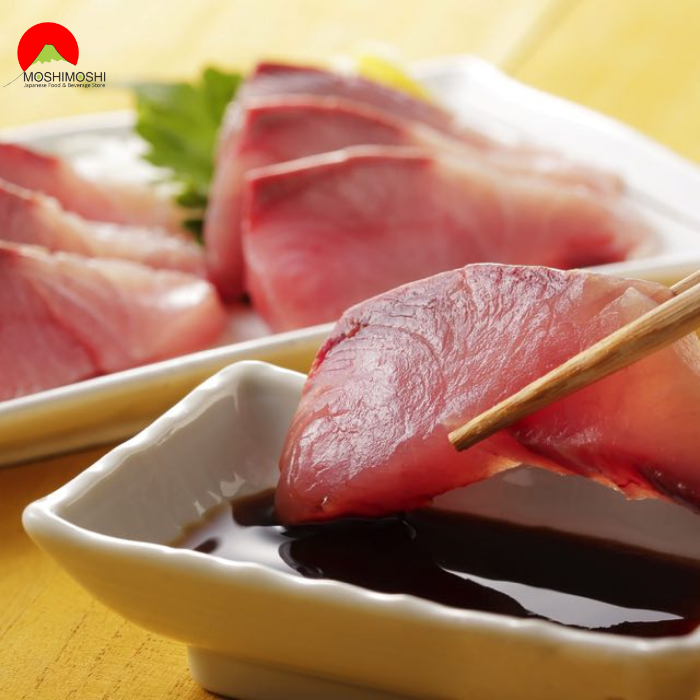 Nước tương Umakuchi Sashimi Shoyu và cá sống