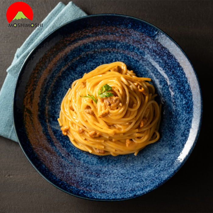 Thịt nhum biển Bafun Uni Narabi ăn cùng mỳ sốt