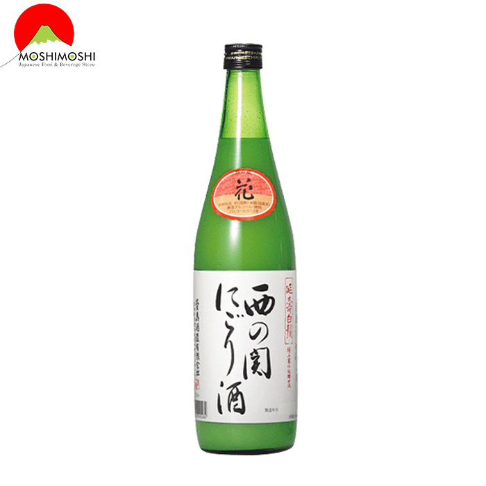 Chai rượu sake Nishinoseki Nigori Zake 720ml