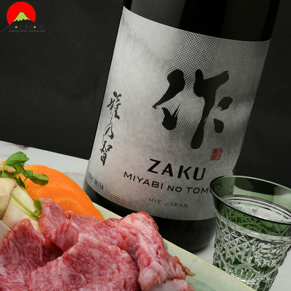 Cách uống rượu sake Zaku Miyabi No Tomo Junmai Ginjo Nhật Bản ở nhiệt độ phòng