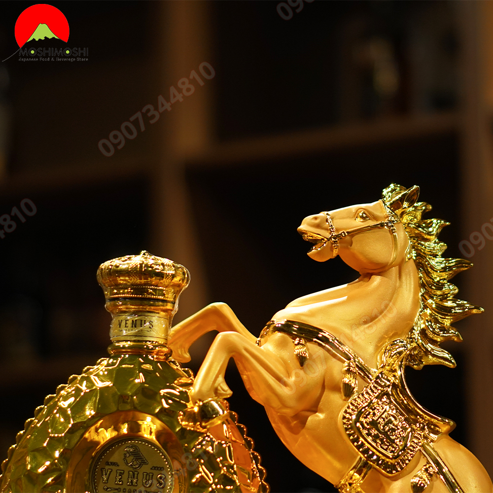 Kệ Rượu Ngựa Vàng Vạn Sự Như Ý 700ml