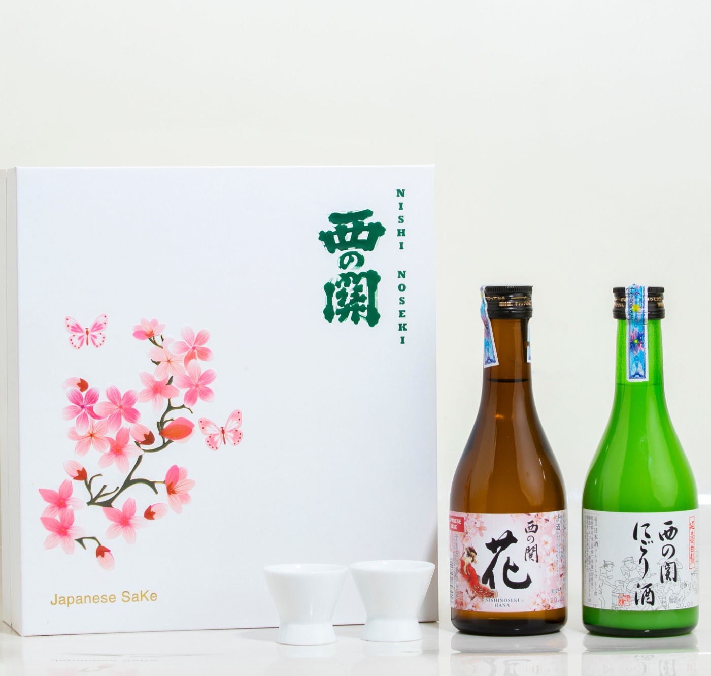 Hộp quà Tết rượu Sake hoa anh Đào 300ml 