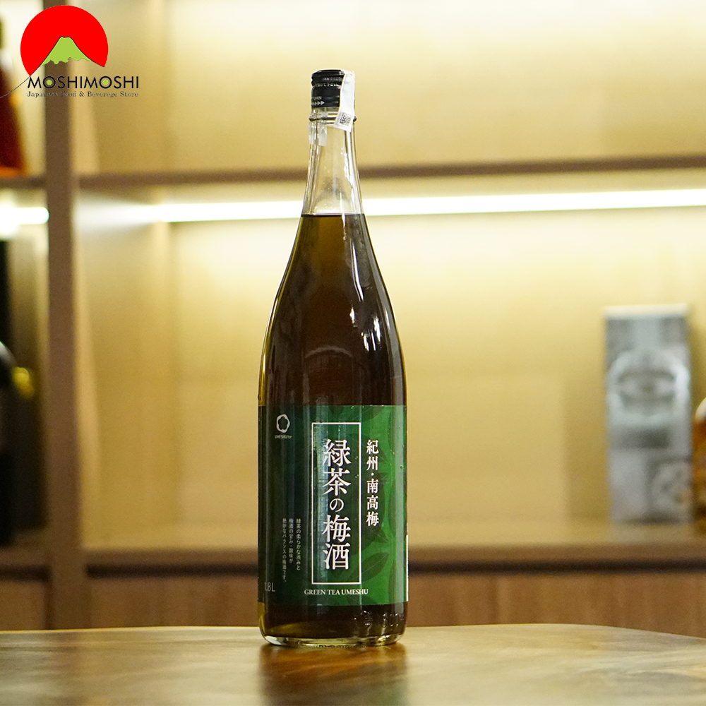 Rượu mơ trà xanh green tea umeshu Nanko Nhật Bản