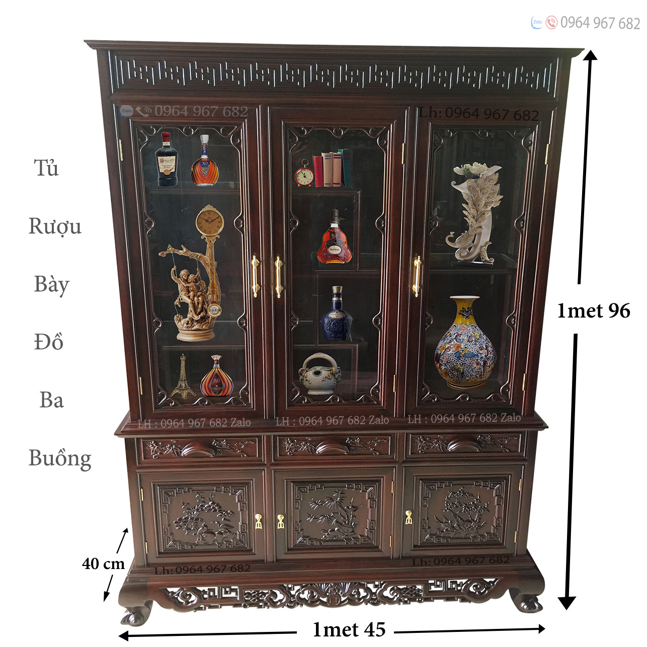 tủ-rượu-tủ -bày-đồ-3-buồng-gỗ-gụ-2