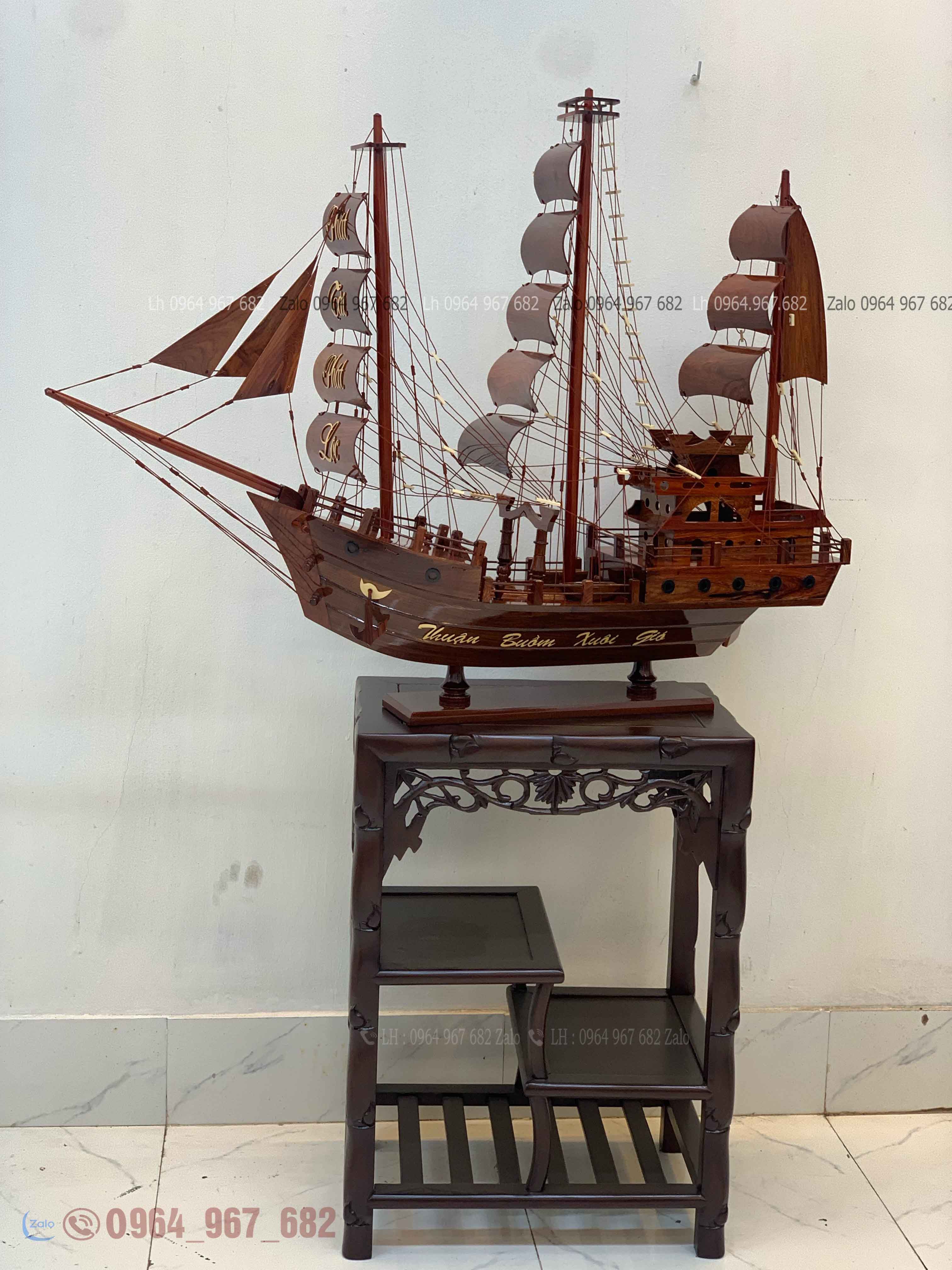 mo-hinh-thuyen-buom-thuyen-thai-santa-go-cam-dai-1met07-4