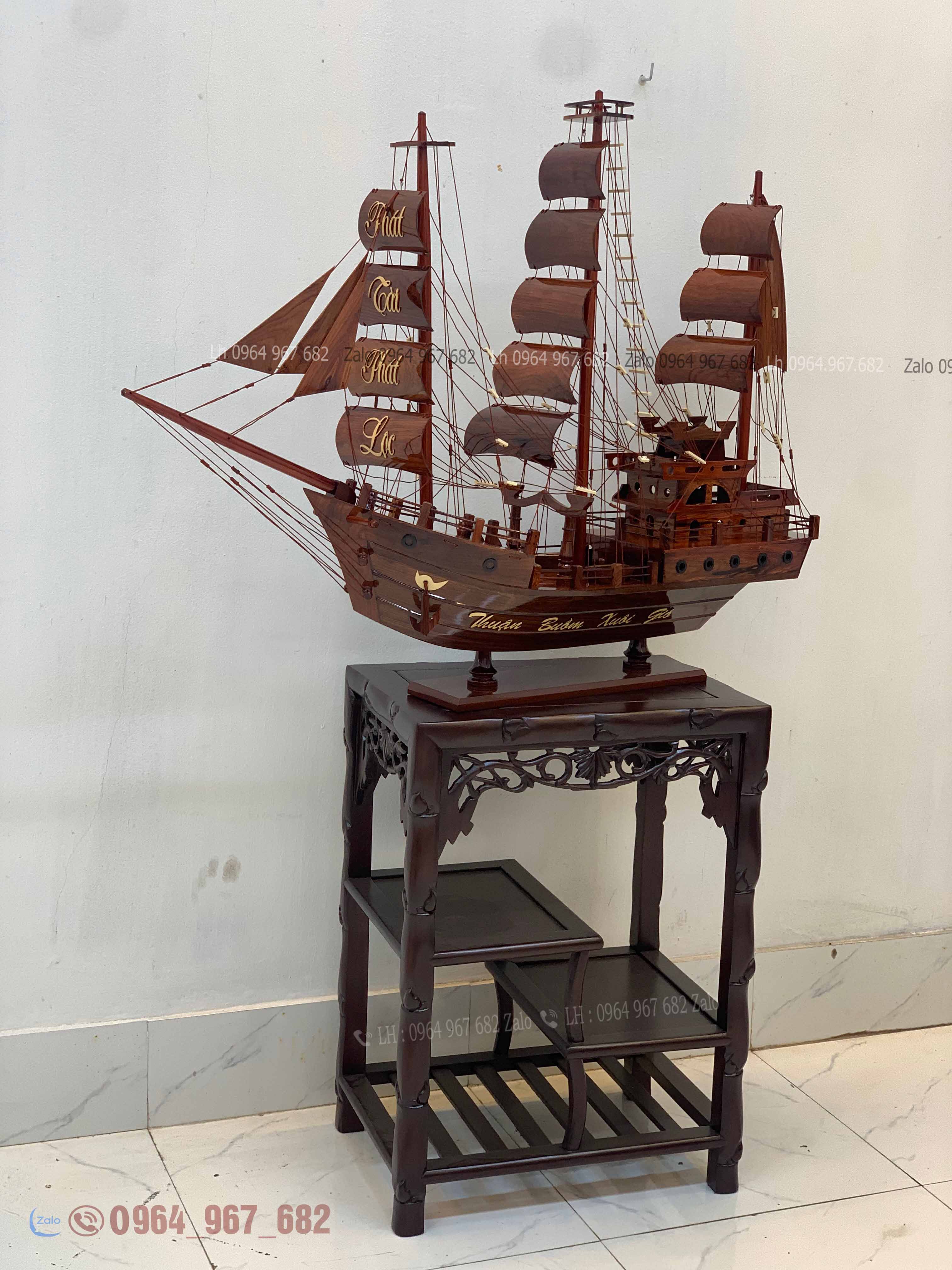 mo-hinh-thuyen-buom-thuyen-thai-santa-go-cam-dai-1met07-3