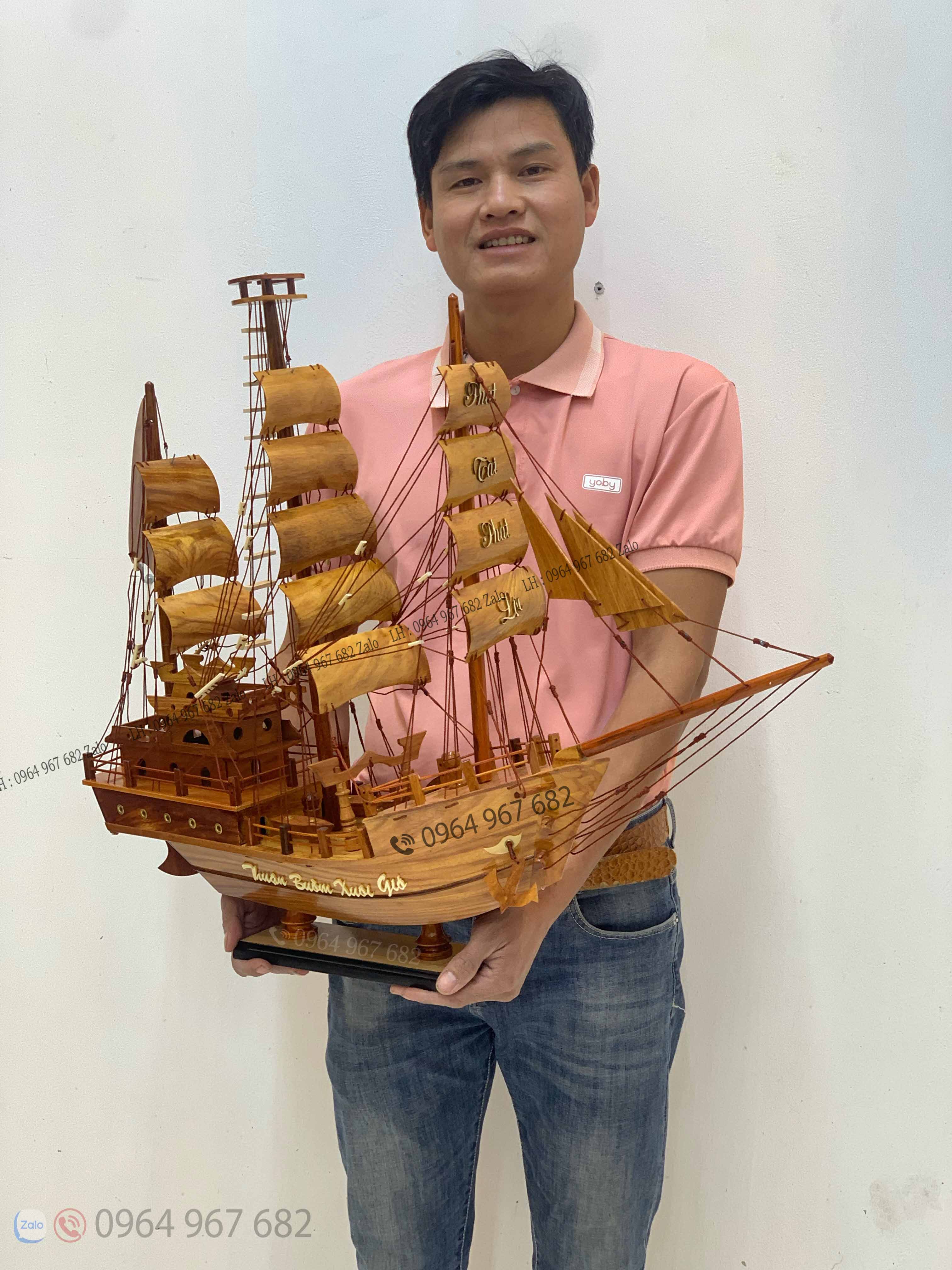 thuyen-thai-santa-go-go-dai 80cm-go-cam-2