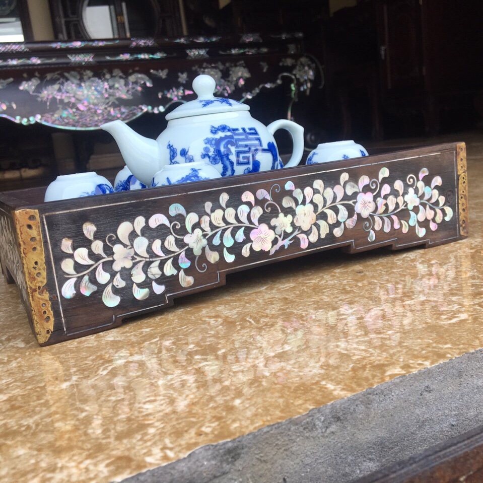 Khay trà khảm ốc ms 01 3