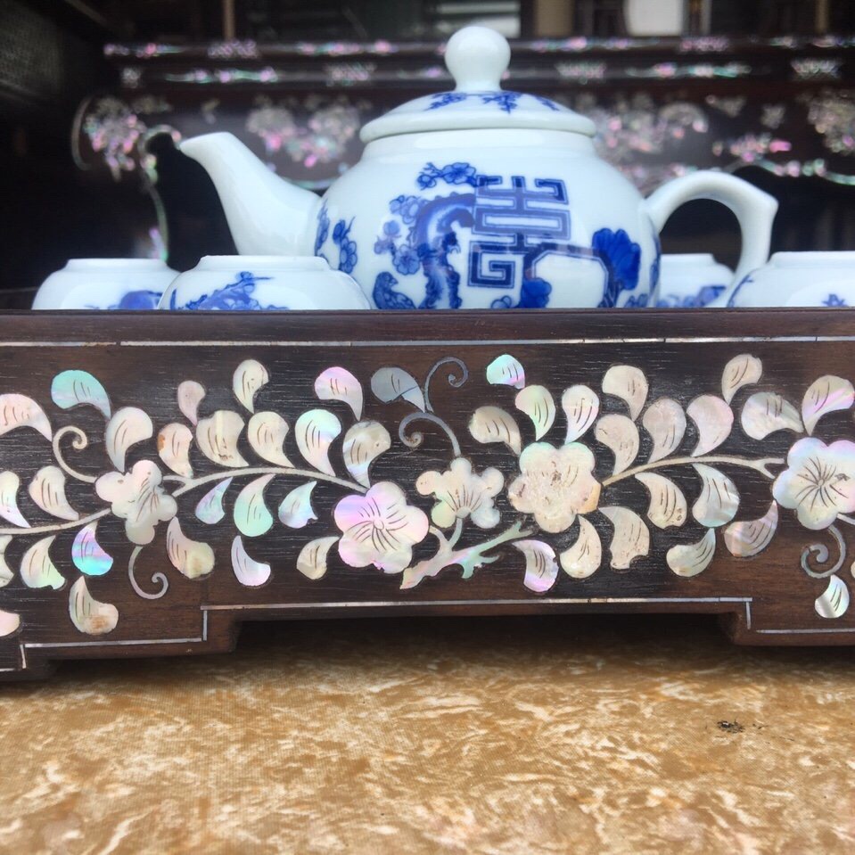 Khay trà khảm ốc ms 01 8