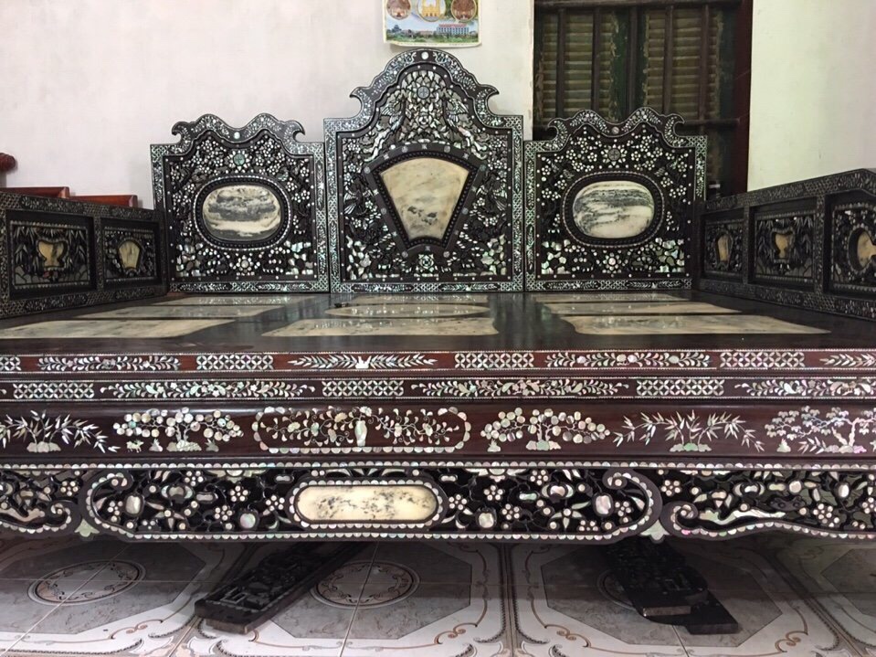 Giường Ba Thành Khảm Ốc 2