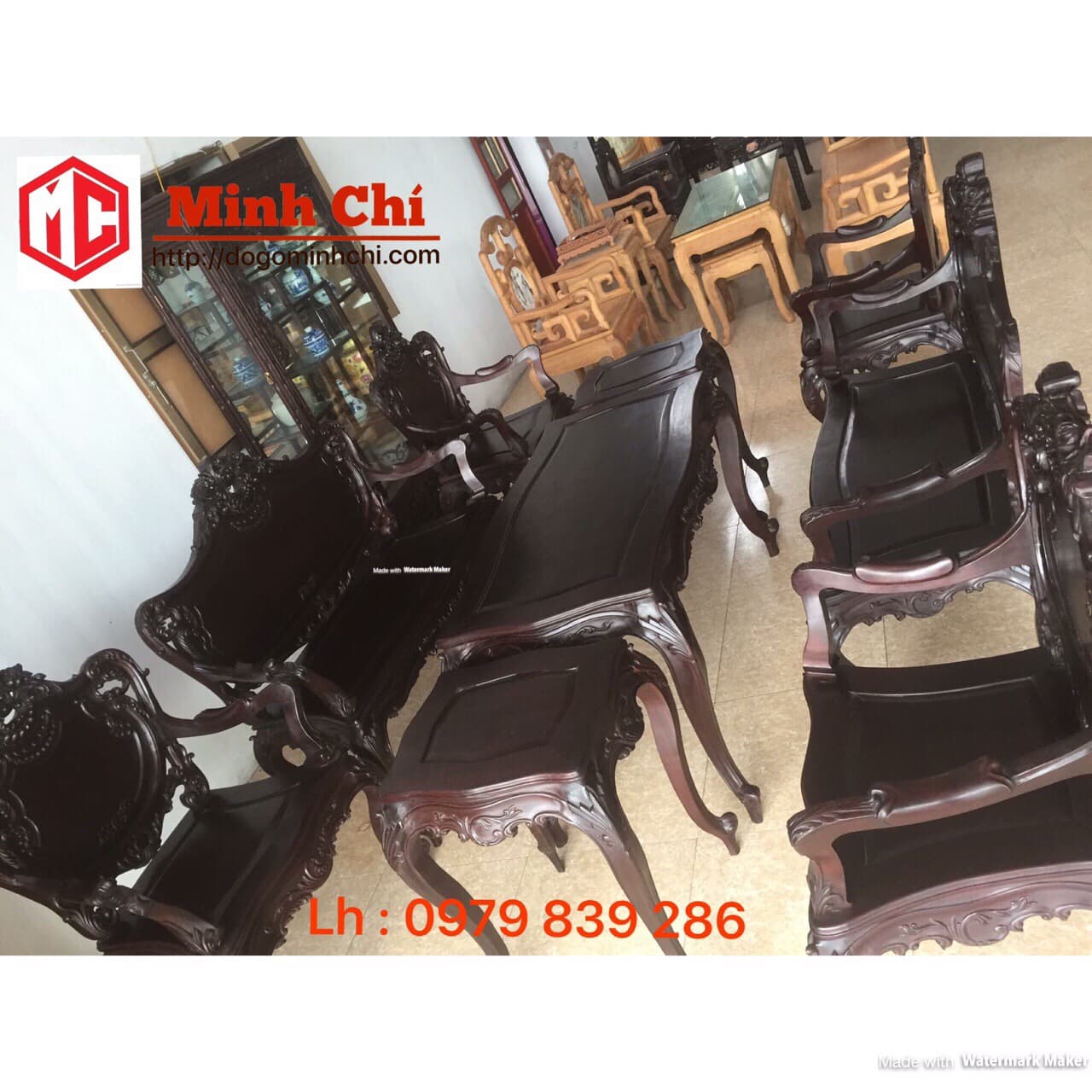 bo-ban-ghe-louis-hoa-hong