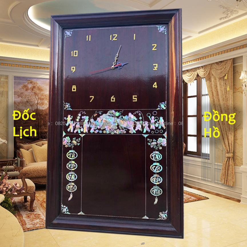 #Đốc_Lich_Đồng_Hồ_Khảm_Ốc_Đẹp_1