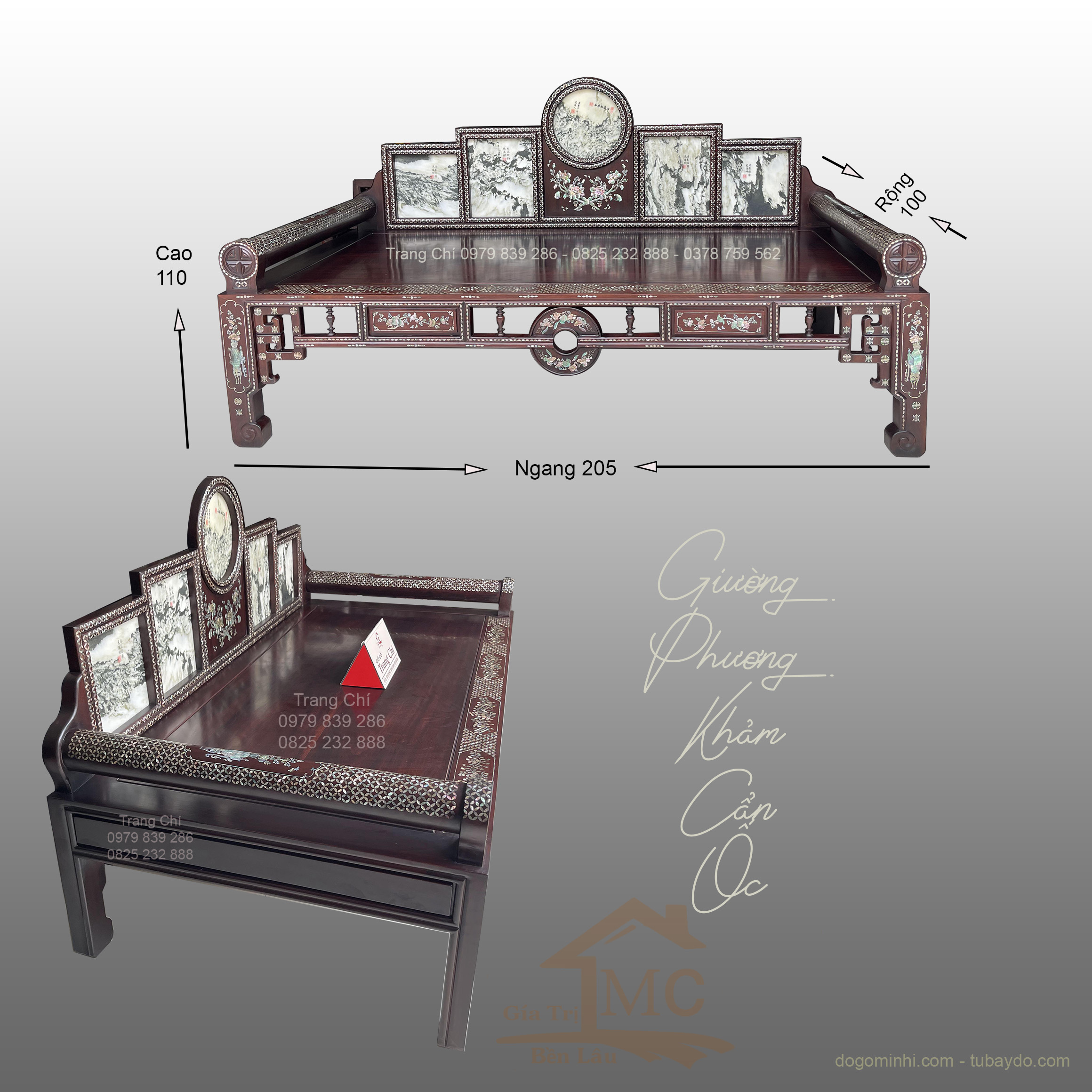 #Ghế_Phương_Lười_Khảm_Cẩn_Ốc_2