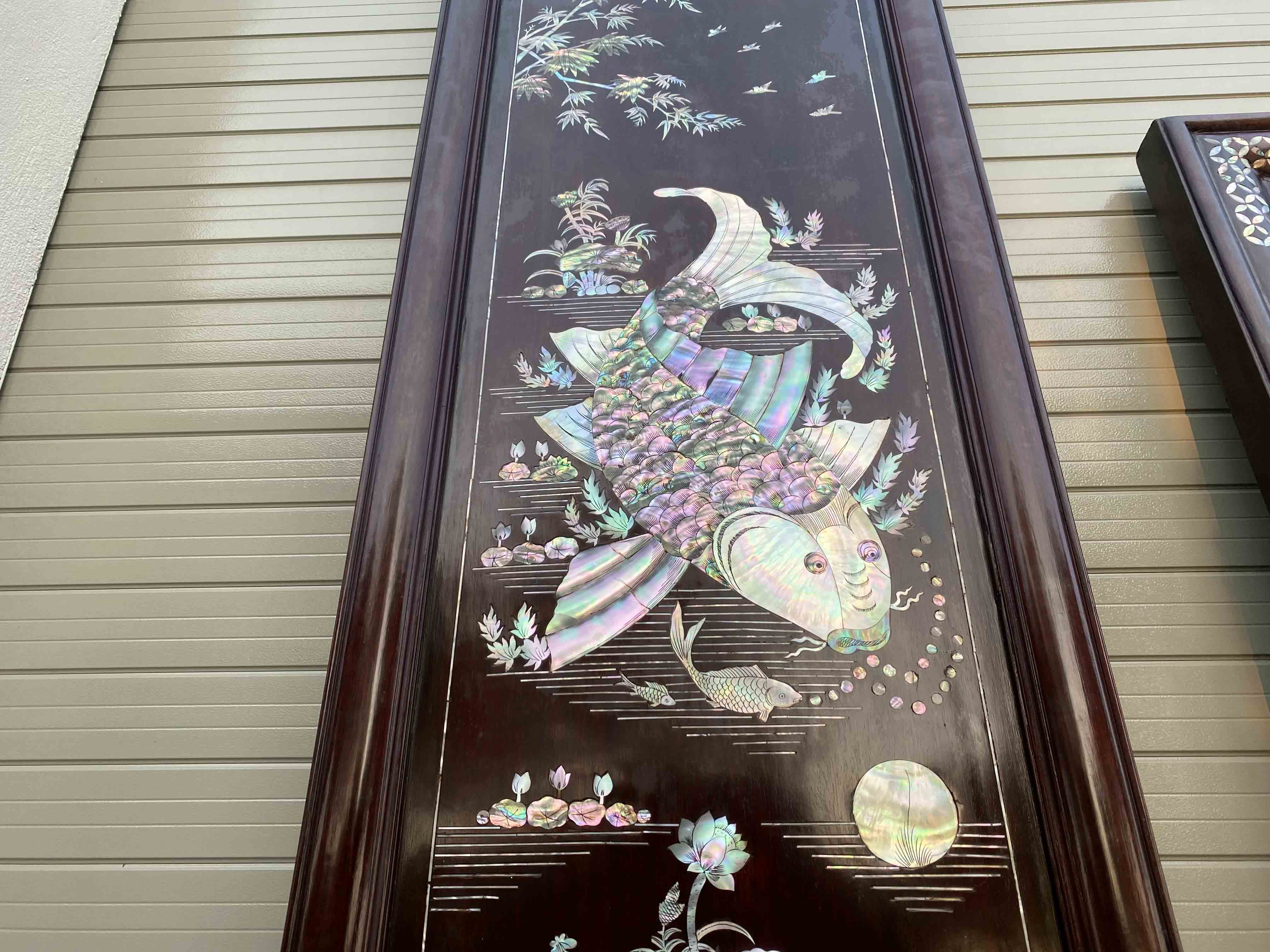 #Tranh_khảm_Cá_Chép_Và_Thuận_Buồm_Suôi_Gió_3