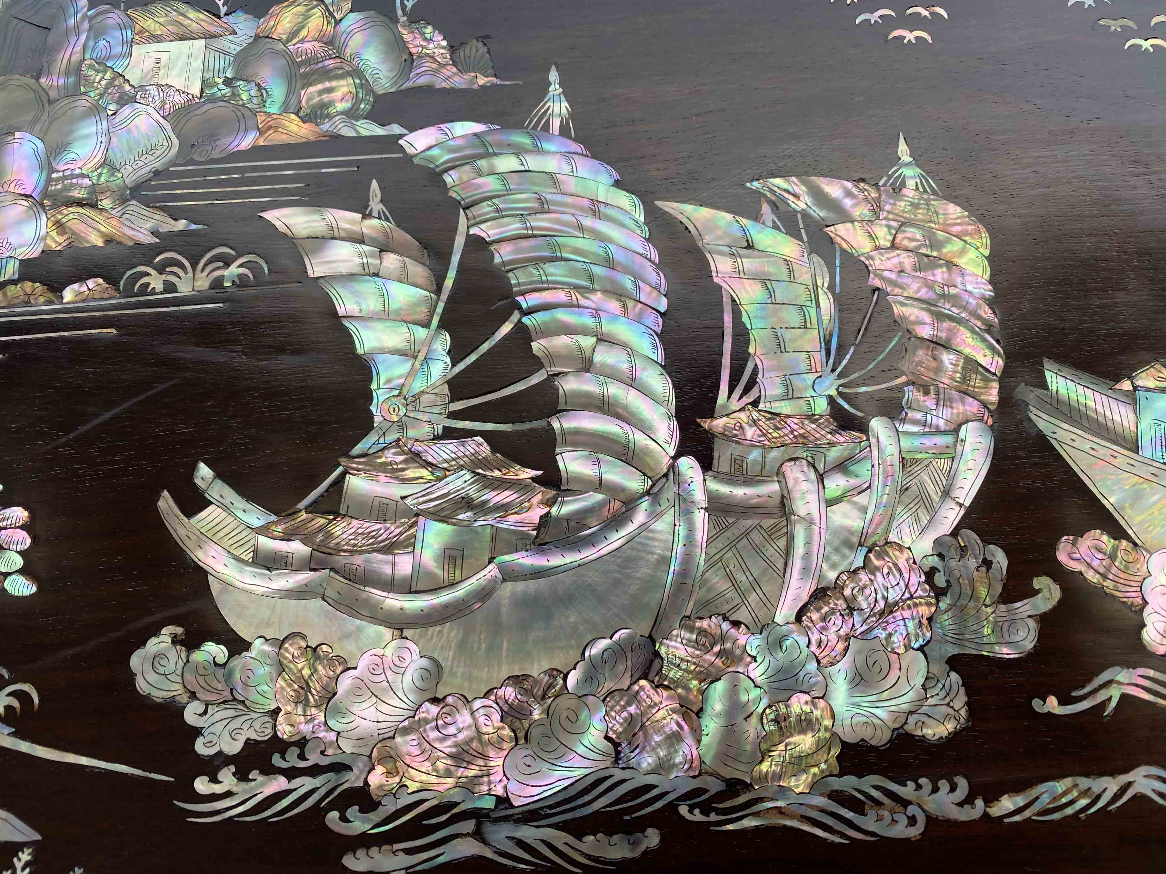 #Tranh_khảm_Cá_Chép_Và_Thuận_Buồm_Suôi_Gió_5