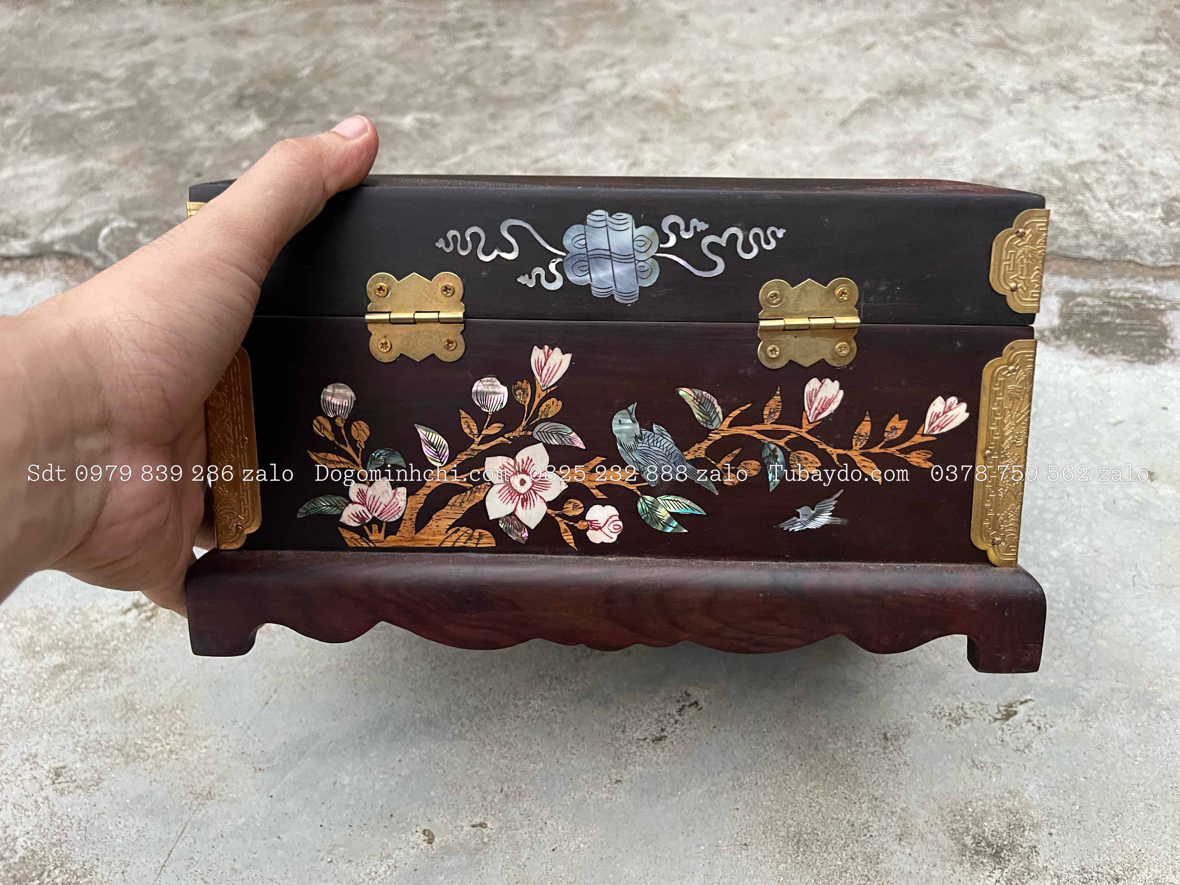 #Tráp_Khảm _Đựng_Trang Sức_Con_Dấu_Bánh_Kẹo_5