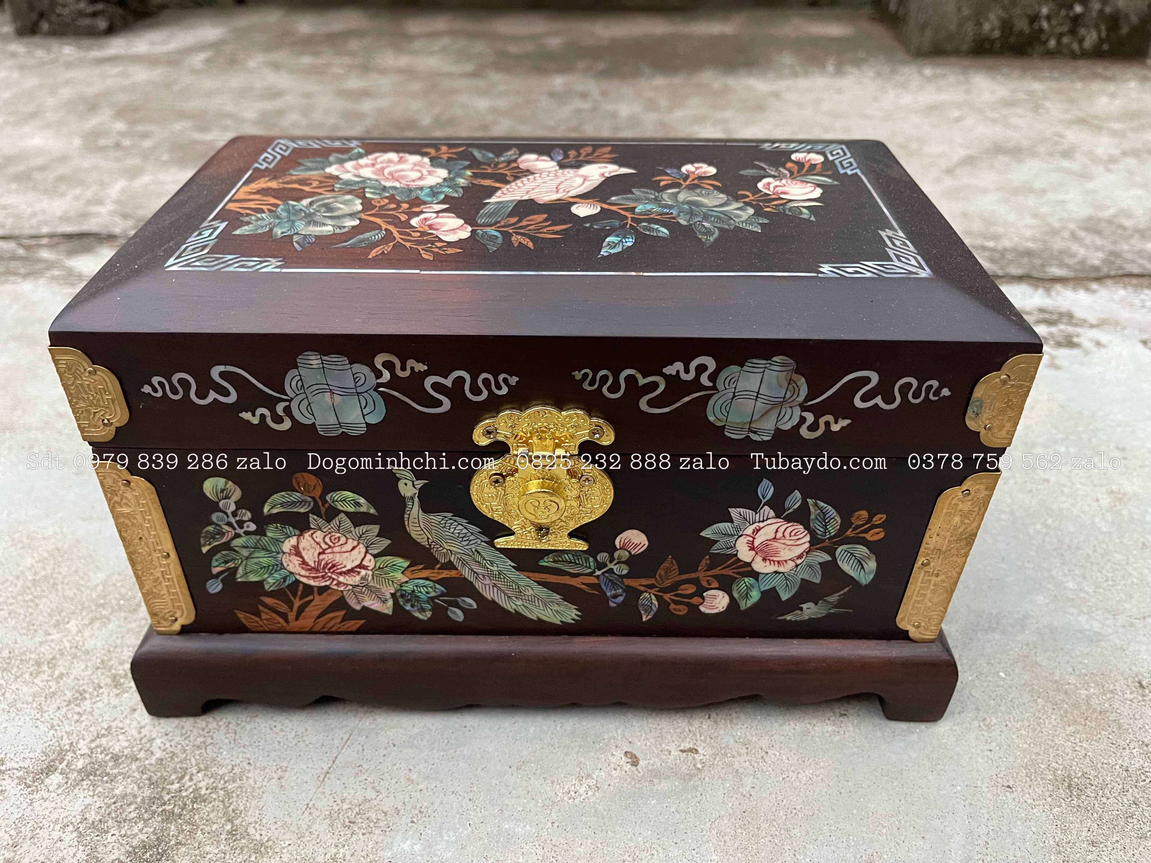 #Tráp_Khảm _Đựng_Trang Sức_Con_Dấu_Bánh_Kẹo