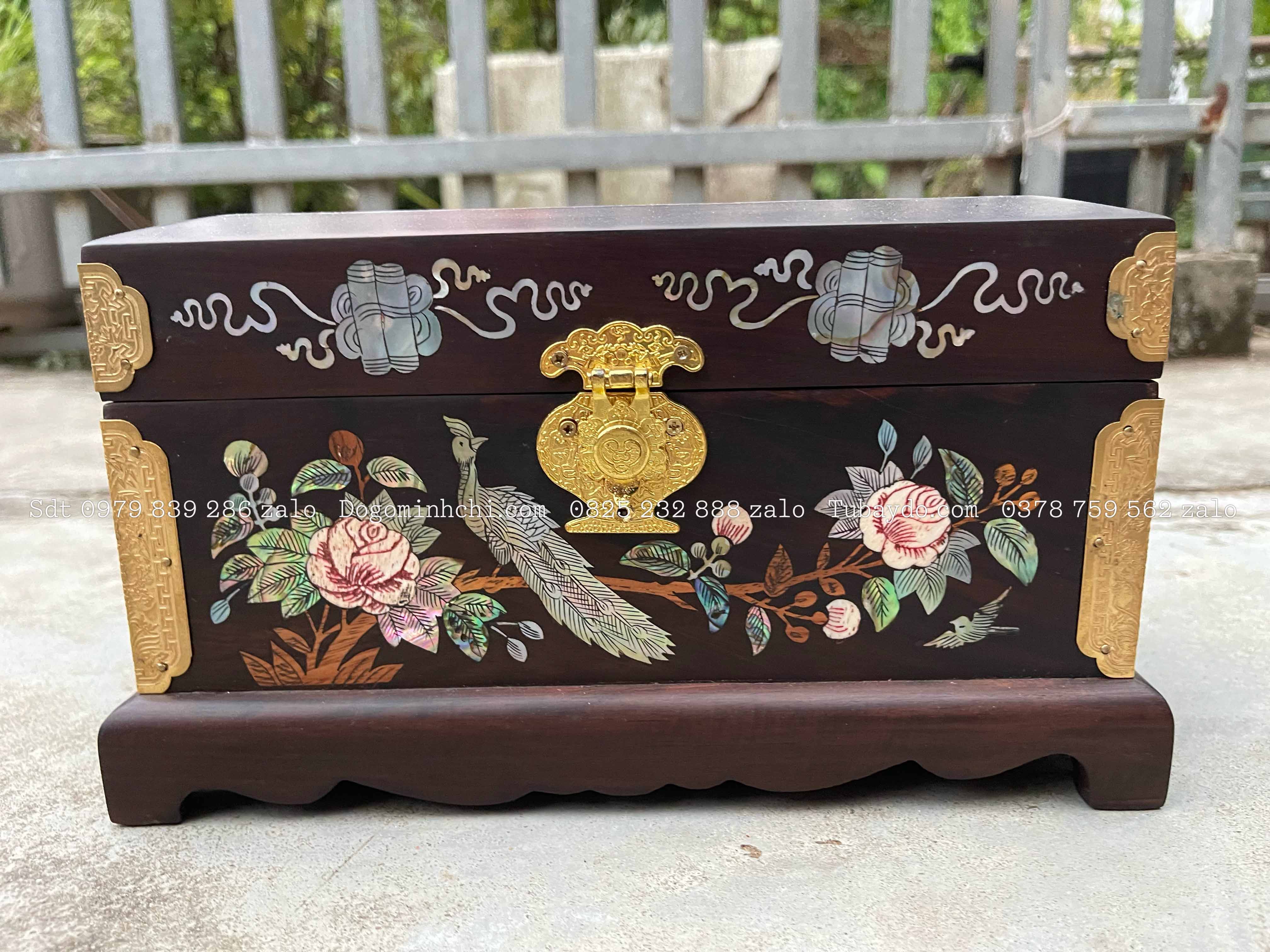 #Tráp_Khảm _Đựng_Trang Sức_Con_Dấu_Bánh_Kẹo_1