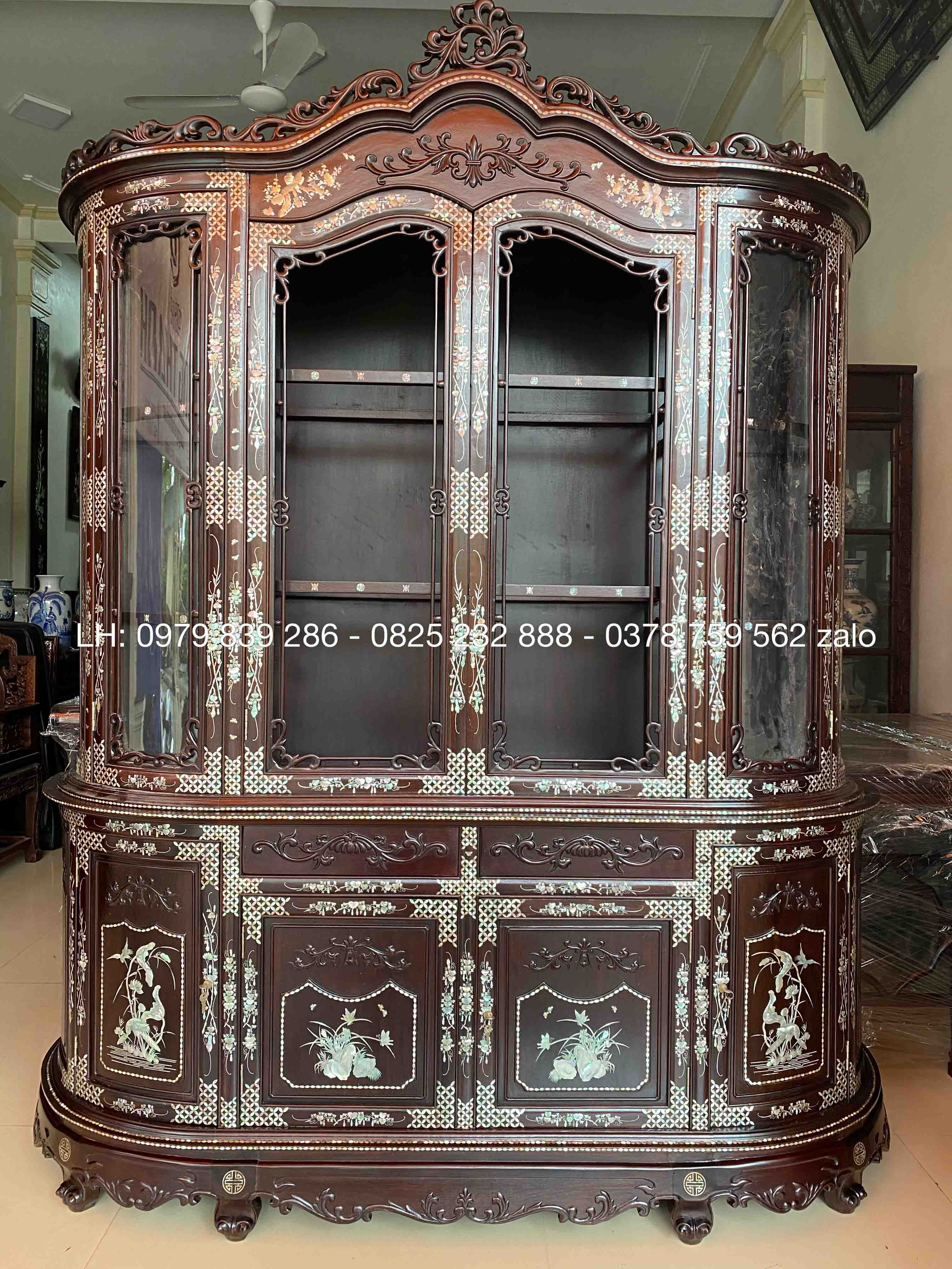 #Tủ_Bày_Đồ_Được_Khảm_Cẩn_Ốc_Rất_Đẹp_1