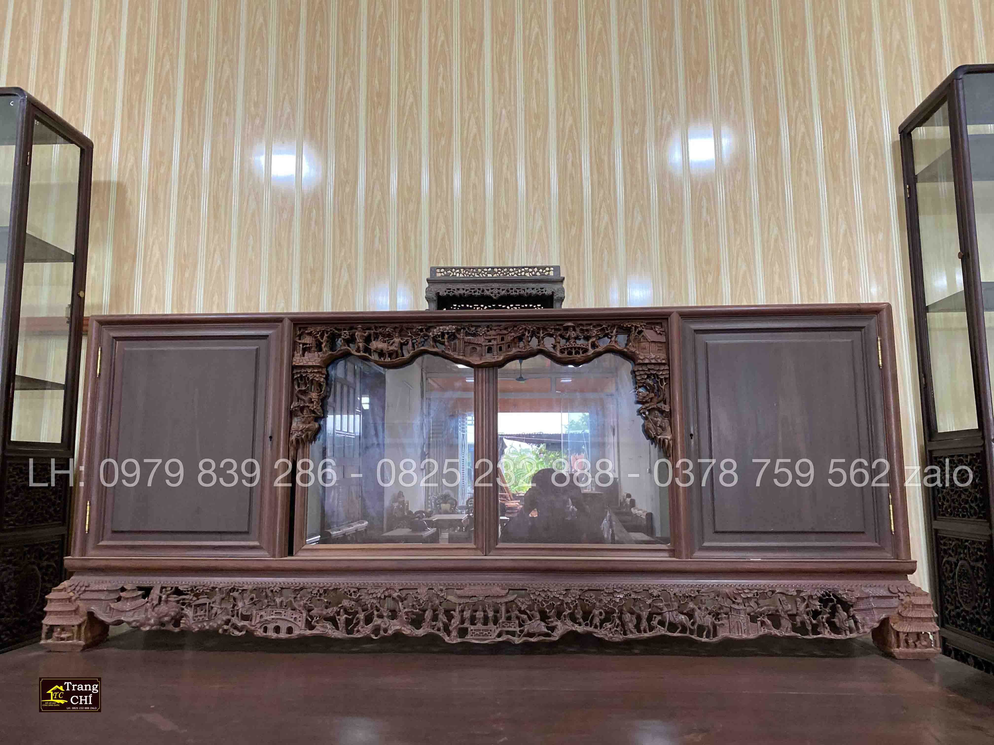 #Tủ_Chè_Chạm_Tích_Đẹp_ Kỹ_Thuật_1