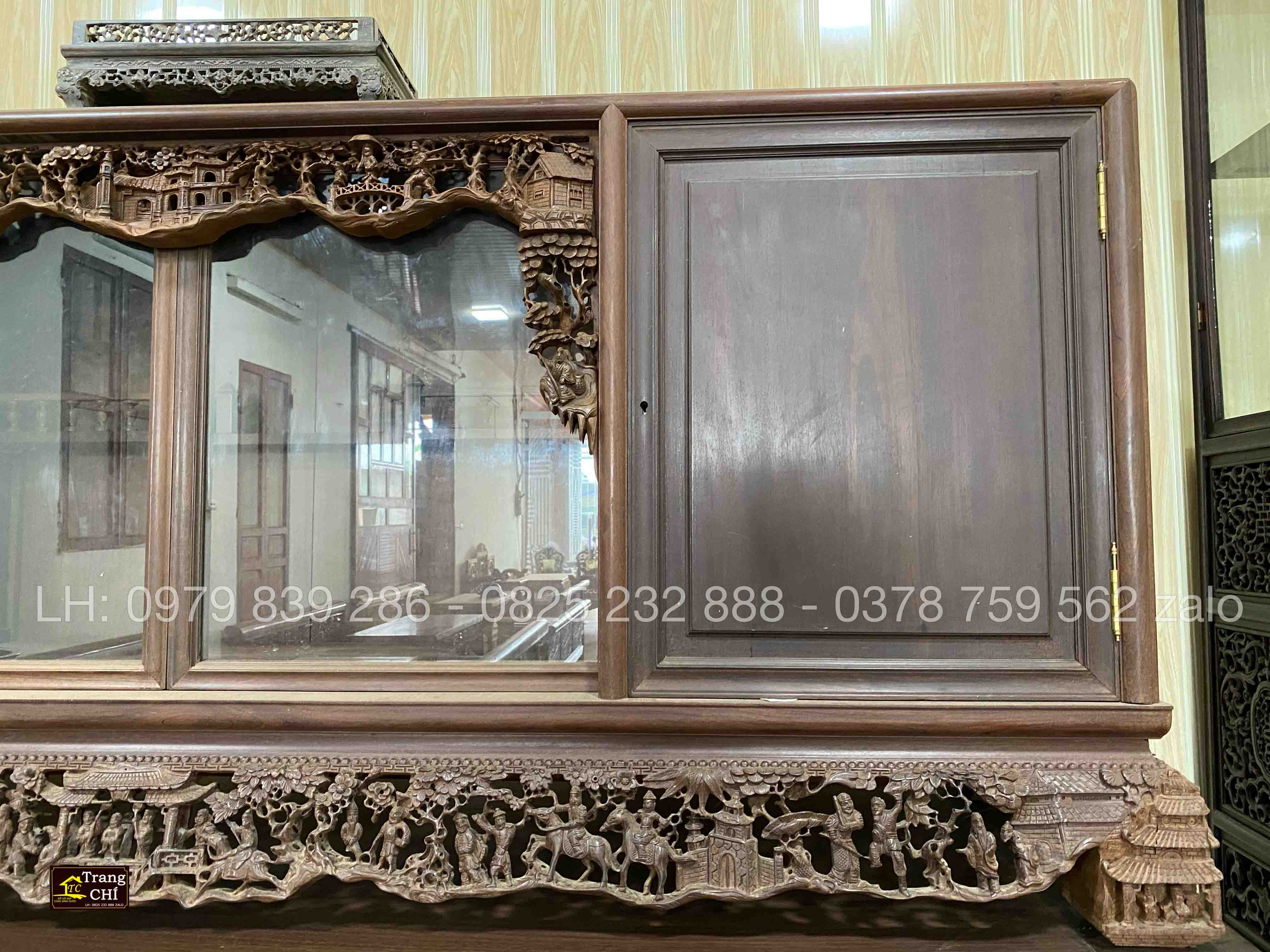 #Tủ_Chè_Chạm_Tích_Đẹ_ Kỹ_Thuật_3