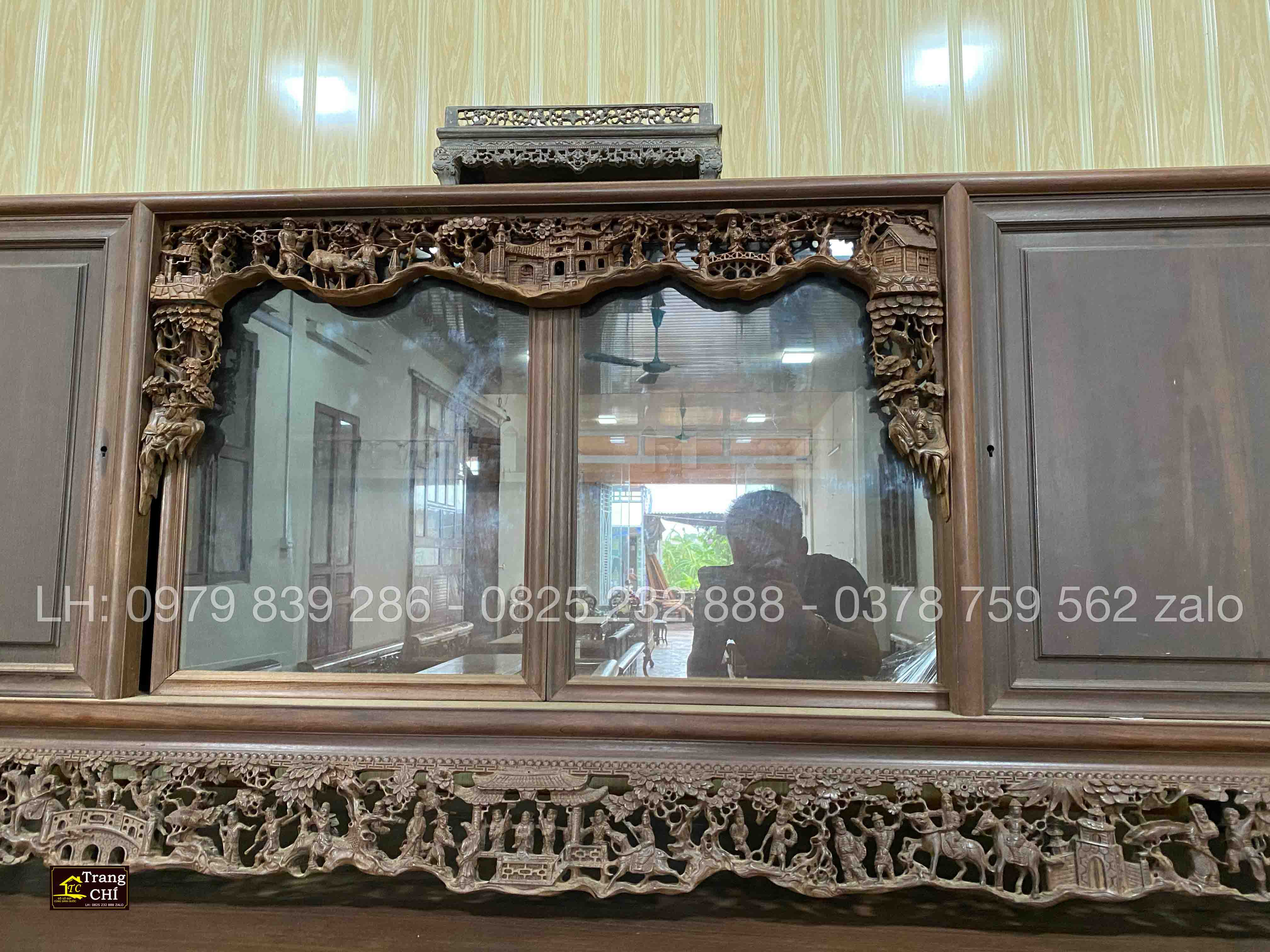 #Tủ_Chè_Chạm_Tích_Đẹ_ Kỹ_Thuật_4