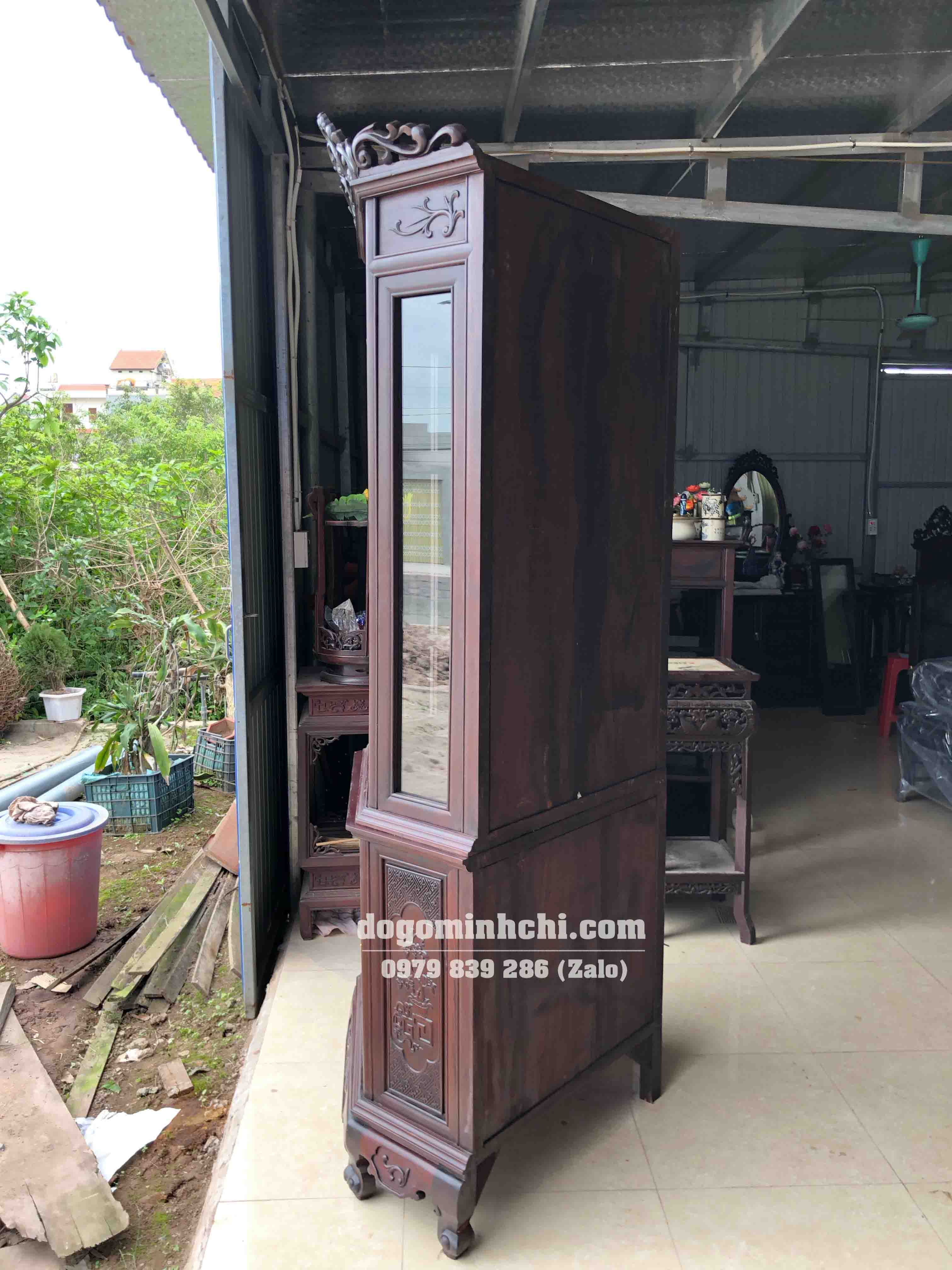Tủ-Rượu-Góc-70-Gỗ-Gụ-13