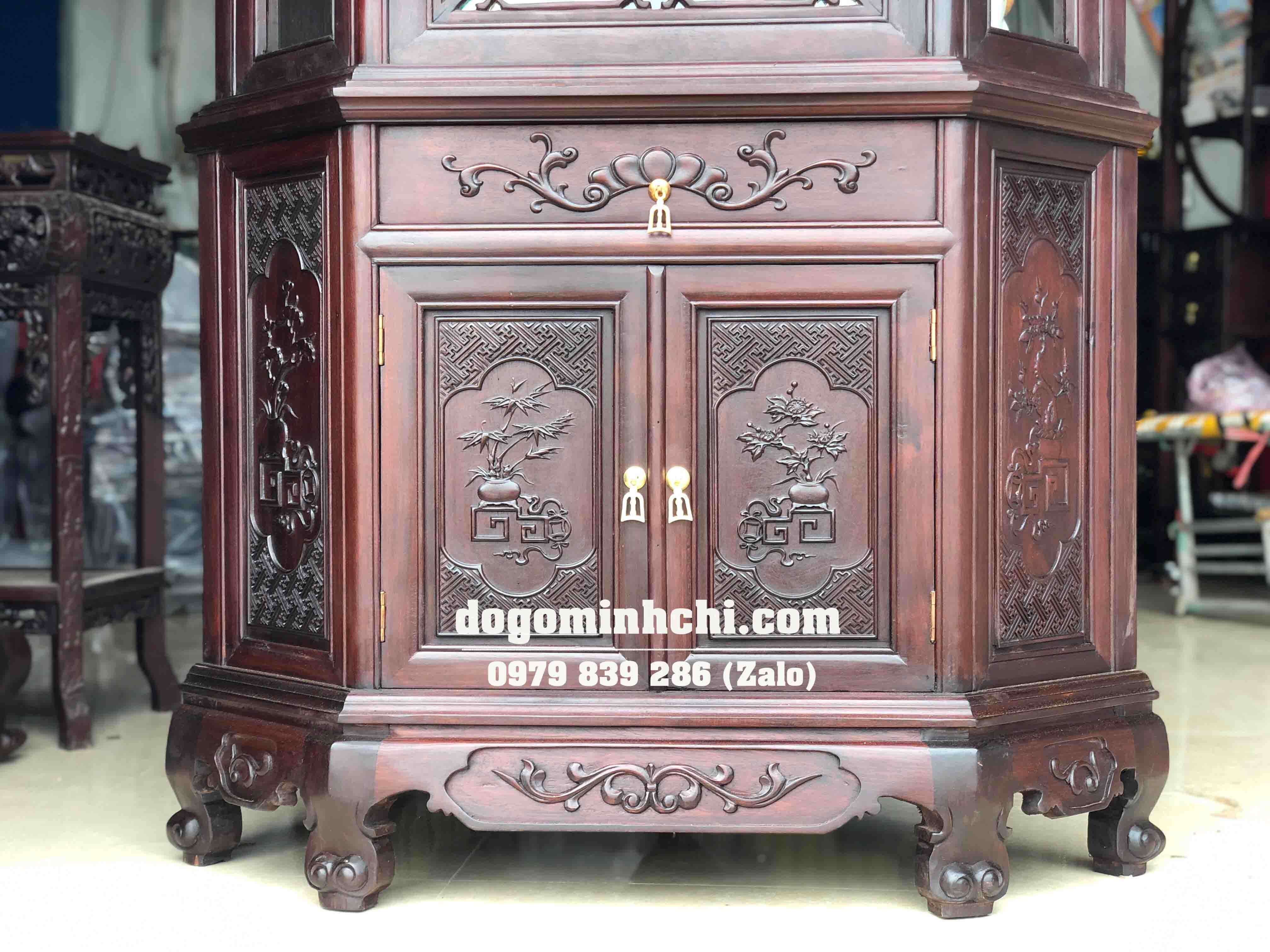 Tủ-Rượu-Góc-70-Gỗ-Gụ-5