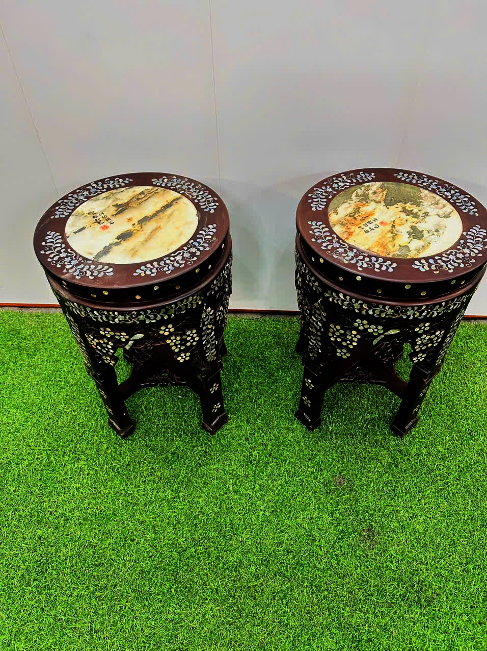 #bộ_ghế_ăn_tròn_khảm_cẩn_ốc_1