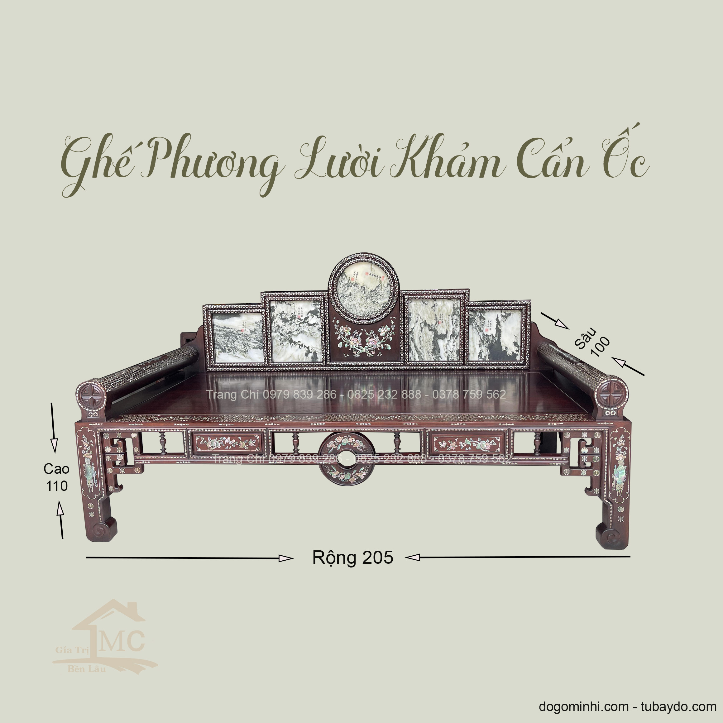 #Ghế_Phương_Lười_Khảm_Cẩn_Ốc_1