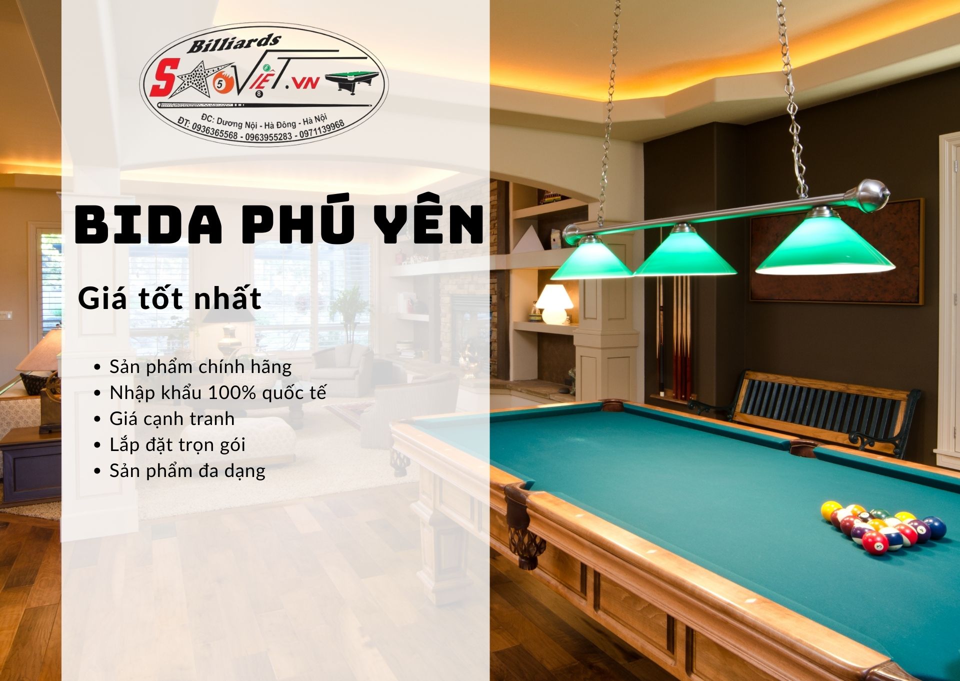 bàn bida phăng phú yên - bàn bi-a  phú yên