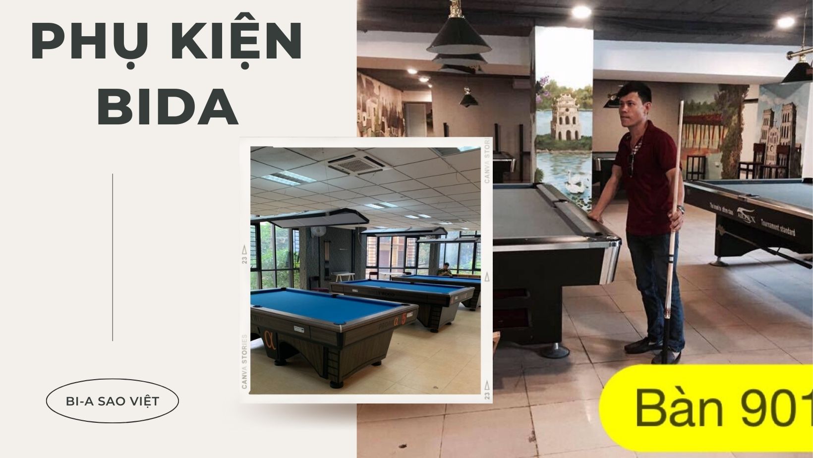 phụ kiện bi a Lạng Sơn