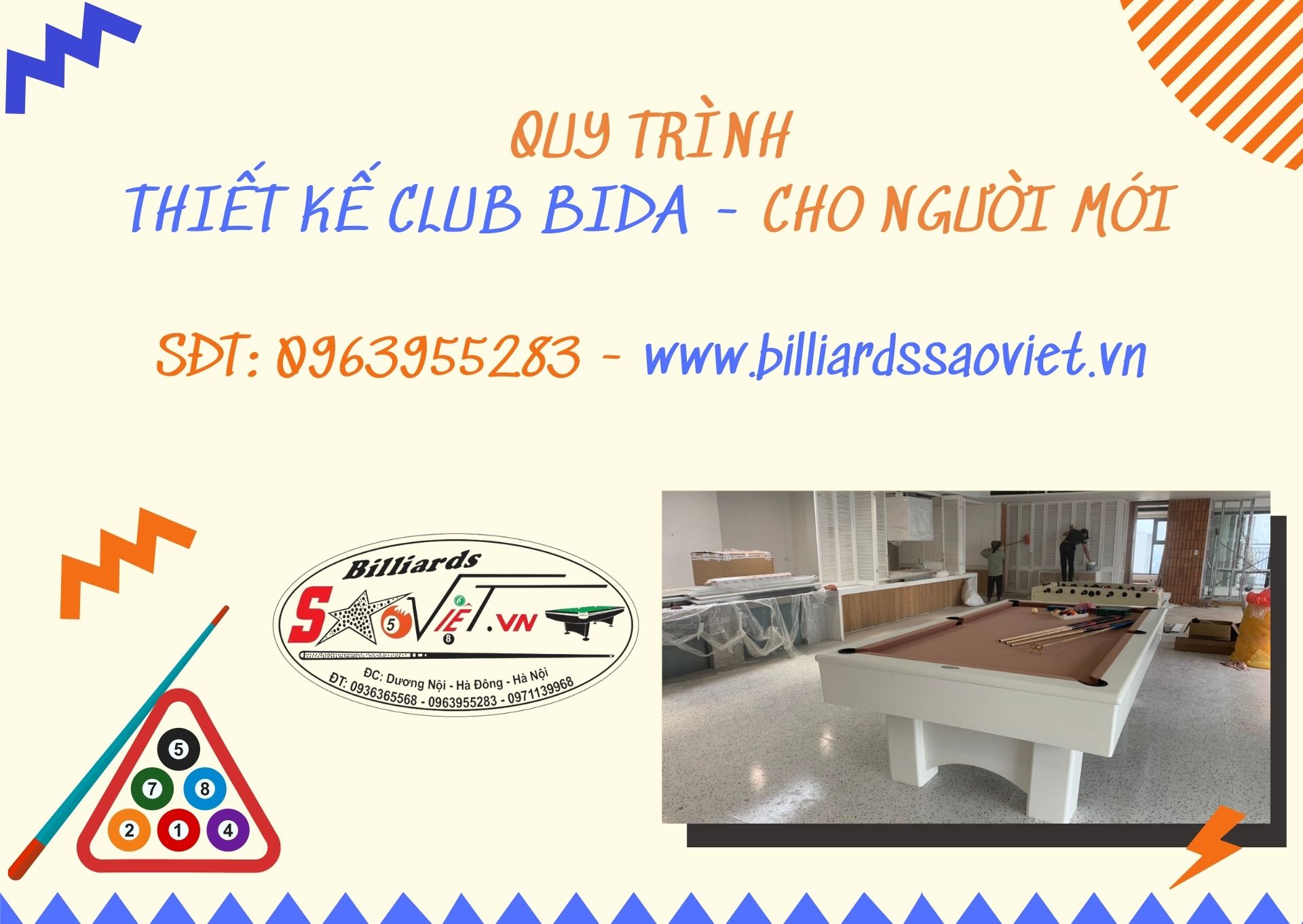 thiết kế clb bida