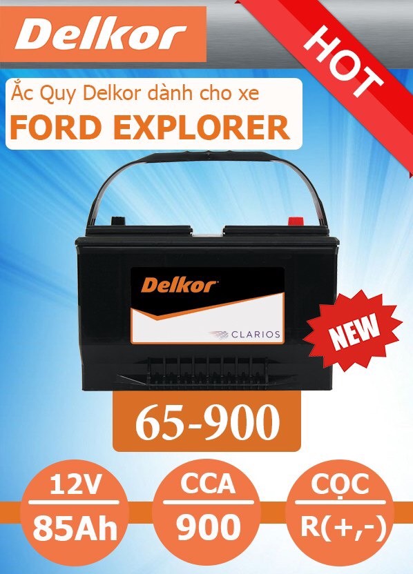 Ắc quy delkor 12v 85ah cho Ford Explorer! 4 f07c8003f9bd01e358ac