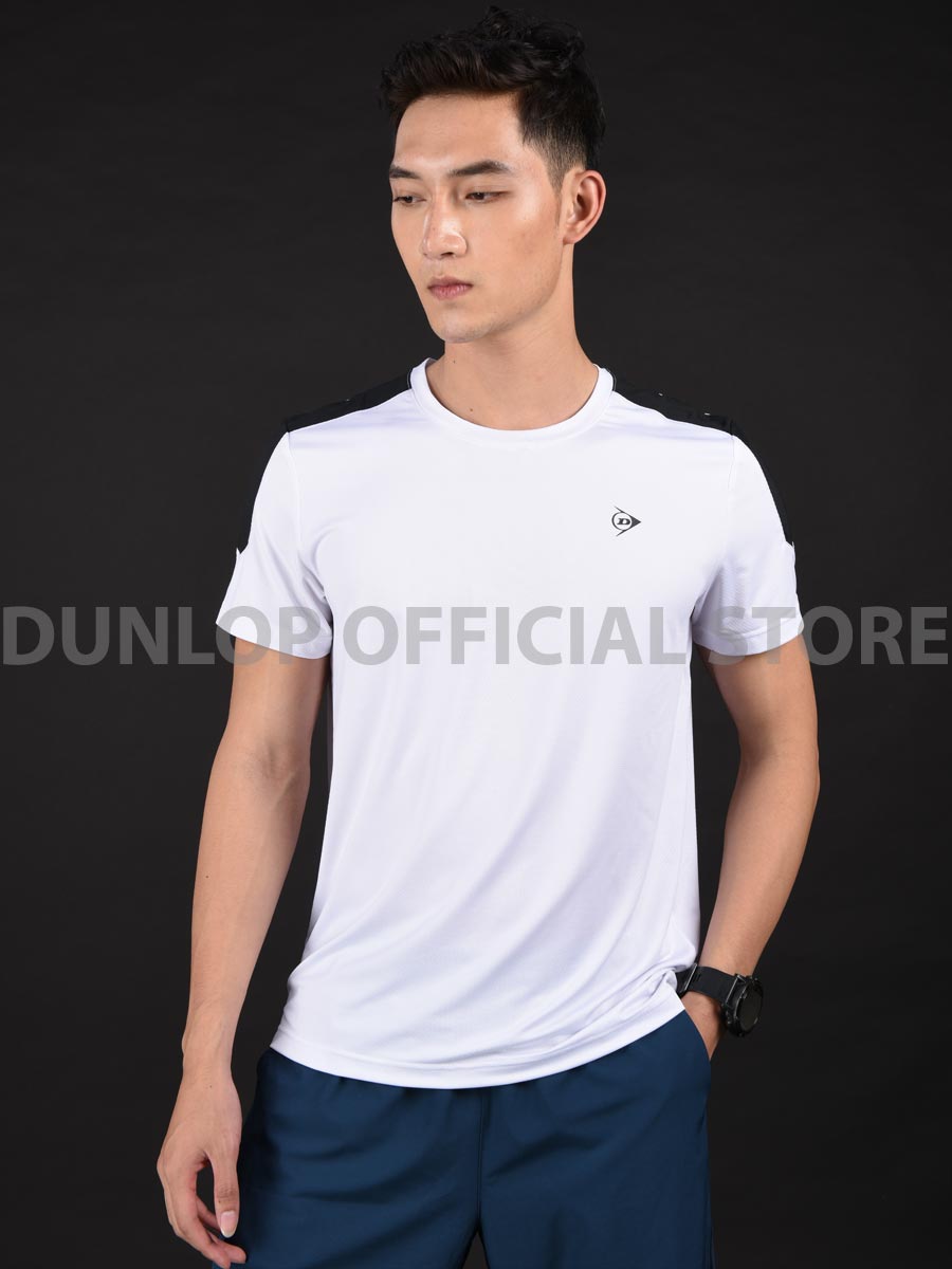 Áo Tennis Nam Dunlop - DATES9055-1-WT (Trắng)