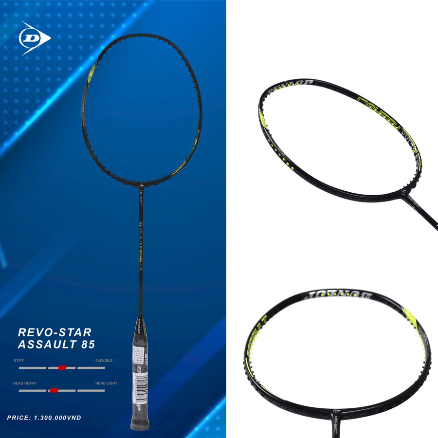 Vợt cầu lông Dunlop Revo Star Assault 85 - Vợt cân bằng linh hoạt