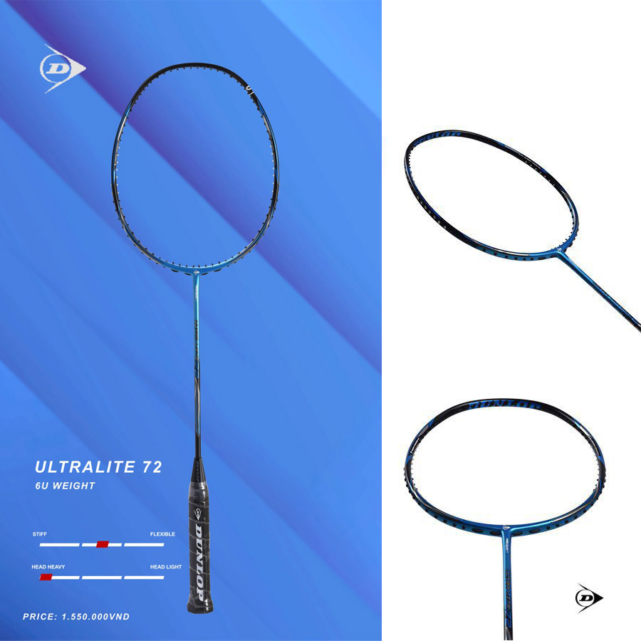 Vợt cầu lông Dunlop Ultra lite 72 G6 - vợt công