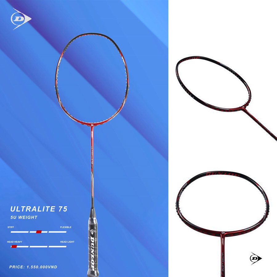 Vợt cầu lông Dunlop Ultra lite 75 G6 - Vợt công