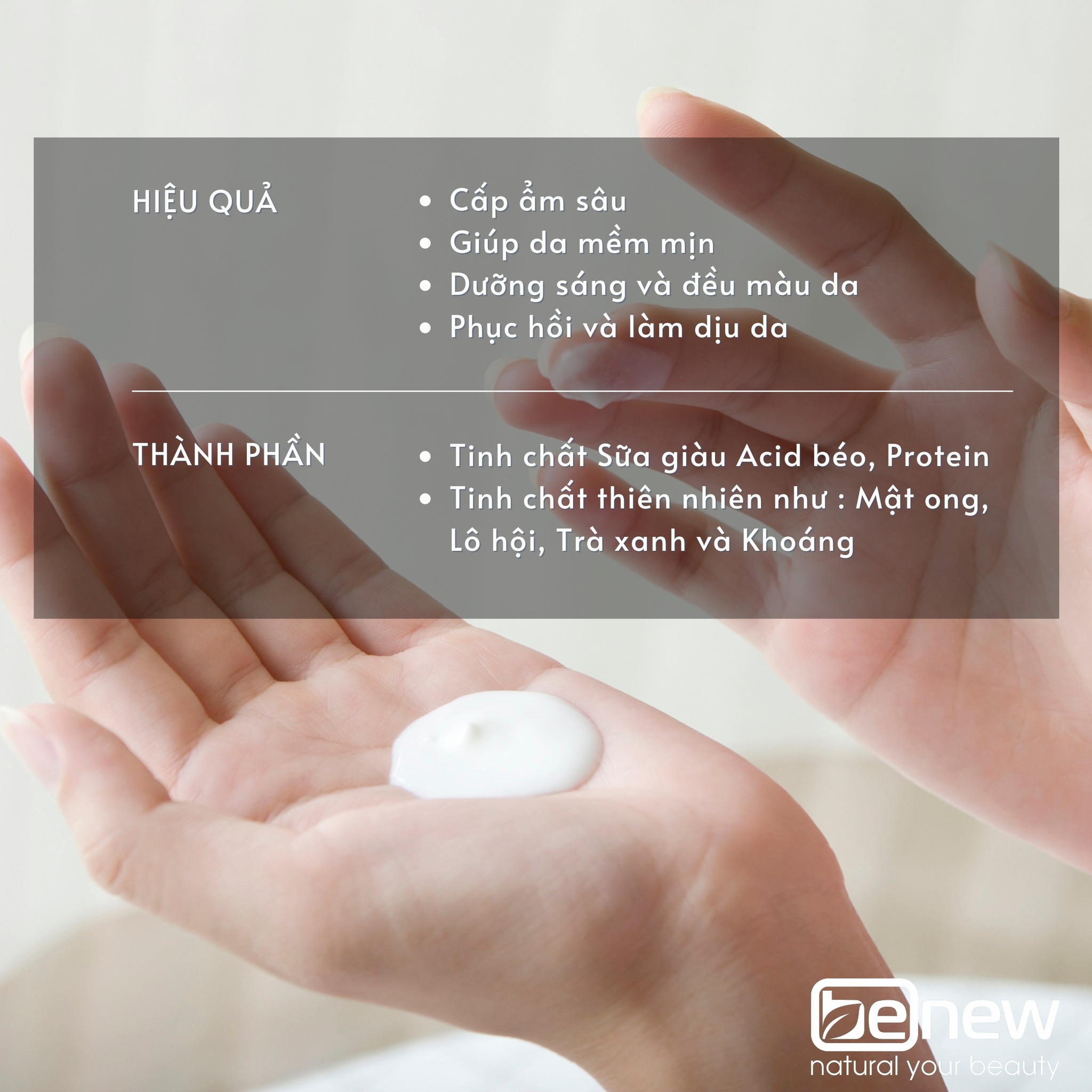 Sữa dưỡng body Benew