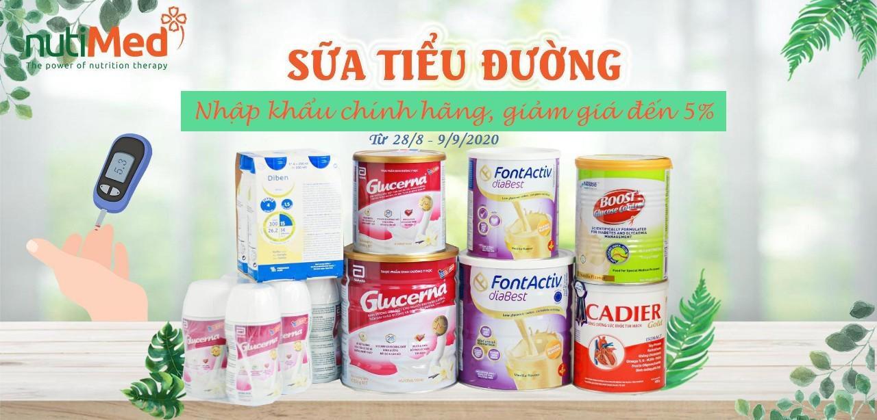 TOP 4 LOẠI SỮA DÀNH CHO NGƯỜI TIỂU ĐƯỜNG TỐT NHẤT HIỆN NAY