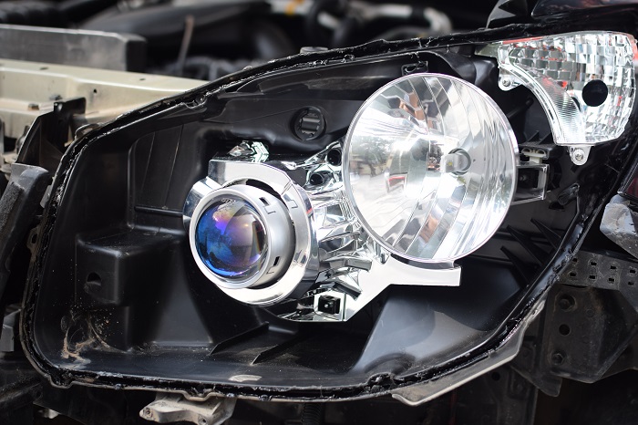 Độ đèn Bi LED GTR