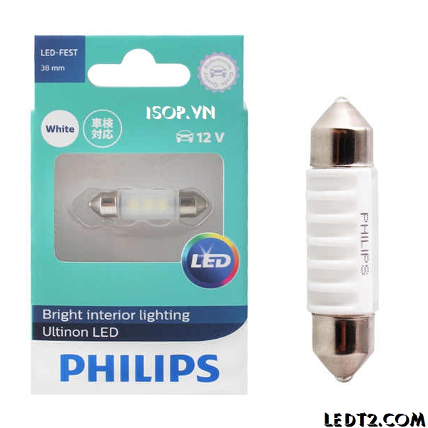 Đèn trần Philips Festoon Ultinon ô tô 38mm