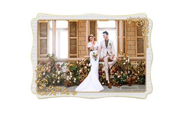 Mẫu khung treo ảnh cưới để bàn đẹp