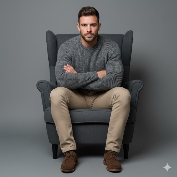 Ngồi khoanh tay trước ngực