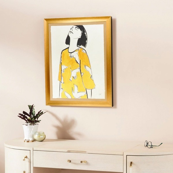 Khung ảnh nhựa giả gỗ màu đen