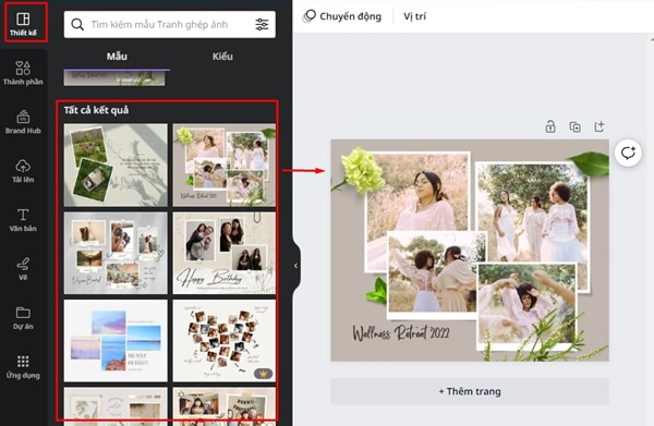 Cách tạo khung trắng cho ảnh bằng Canva được nhiều người lựa chọn