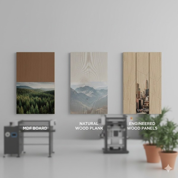 Các loại gỗ phổ biến để in ảnh